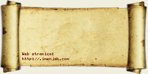 Jovana Petrašinović vizit kartica